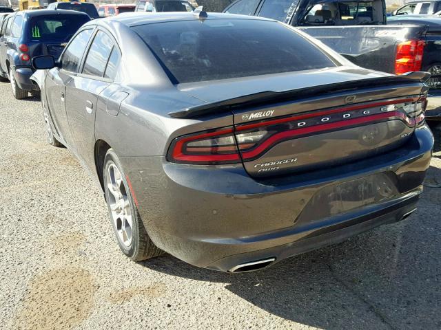 2C3CDXJG0GH259913 - 2016 DODGE CHARGER SX GRAY photo 3