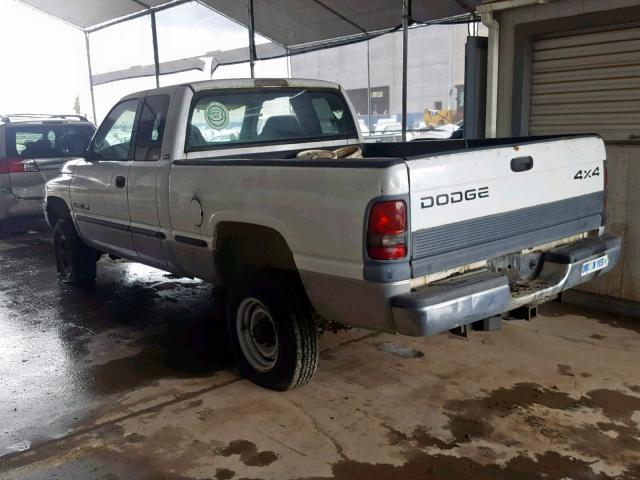 1B7KF23W6XJ613974 - 1999 DODGE RAM 2500 WHITE photo 3