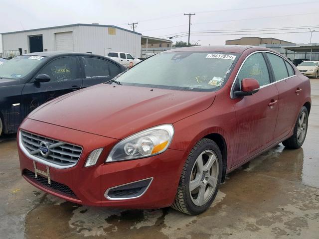 YV1622FSXC2116253 - 2012 VOLVO S60 T5 RED photo 2