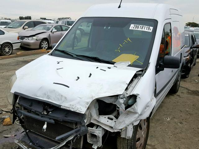 NM0LS7DN3AT002747 - 2010 FORD TRANSIT CO WHITE photo 2