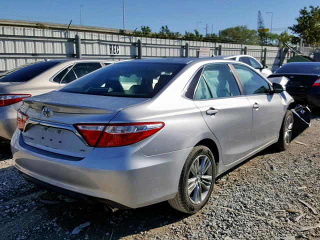 4T1BF1FK7FU479777 - 2015 TOYOTA CAMRY LE SILVER photo 4