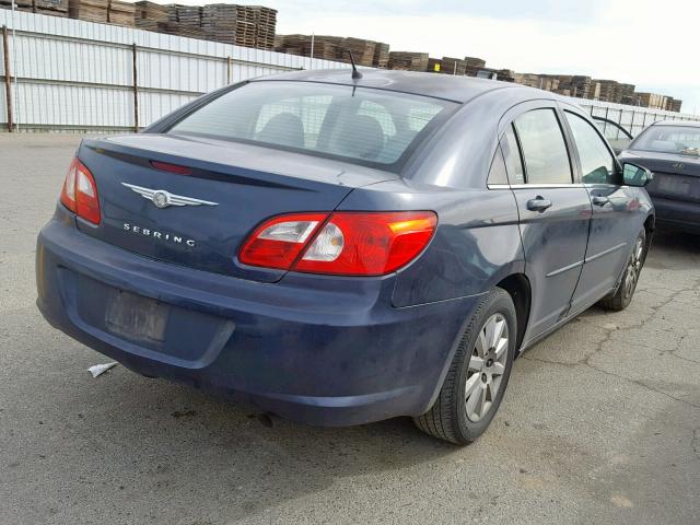 1C3LC46KX8N209642 - 2008 CHRYSLER SEBRING LX BLUE photo 4