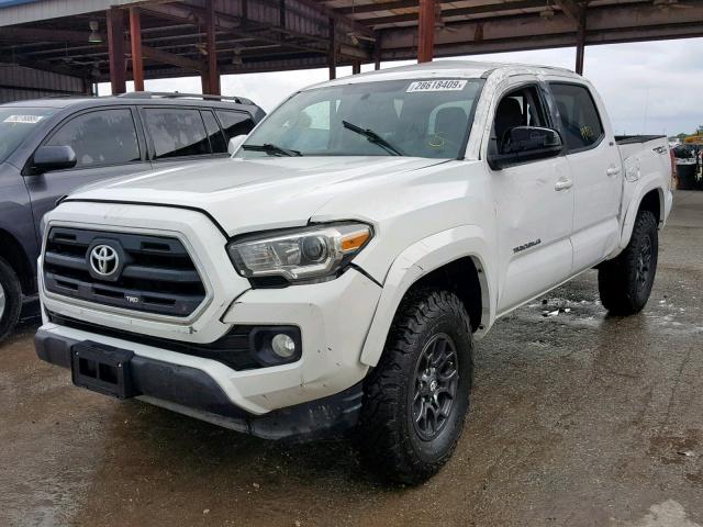 3TMCZ5AN1HM045872 - 2017 TOYOTA TACOMA DOU თეთრი ფოტო 2