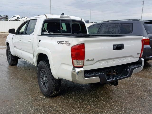 3TMCZ5AN1HM045872 - 2017 TOYOTA TACOMA DOU თეთრი ფოტო 3