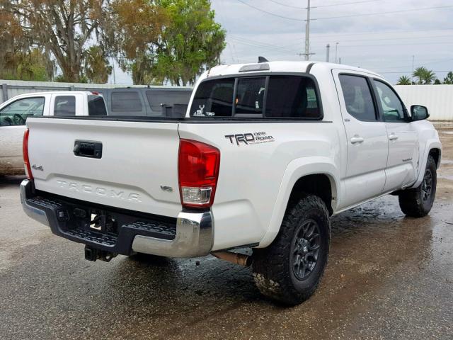 3TMCZ5AN1HM045872 - 2017 TOYOTA TACOMA DOU თეთრი ფოტო 4