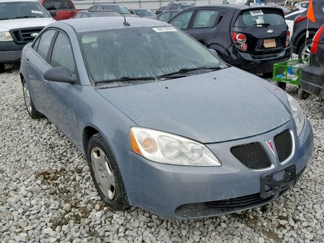 1G2ZF57B984149459 - 2008 PONTIAC G6 VALUE L BLUE photo 1