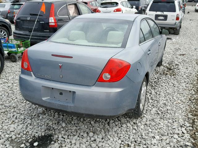 1G2ZF57B984149459 - 2008 PONTIAC G6 VALUE L BLUE photo 4