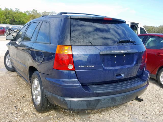 2C8GM48L45R521436 - 2005 CHRYSLER PACIFICA BLUE photo 3