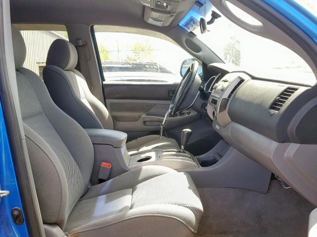 5TELU42NX6Z317651 - 2006 TOYOTA TACOMA DOU ლურჯი ფოტო 5