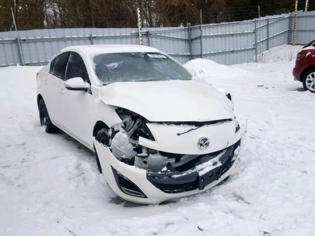 JM1BL1S55A1293114 - 2010 MAZDA 3 S WHITE photo 1