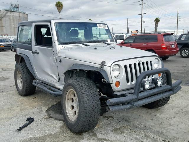 1J4AA2D14BL603433 - 2011 JEEP WRANGLER S SILVER photo 1