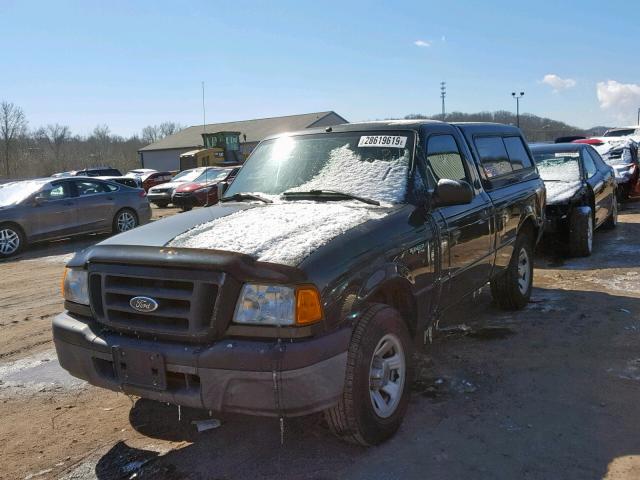 1FTYR10D14PB02647 - 2004 FORD RANGER GREEN photo 2