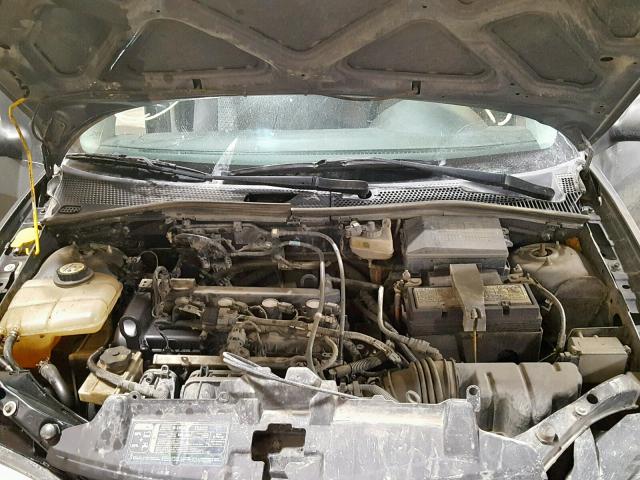 1FAHP34N97W359933 - 2007 FORD FOCUS ZX4 GRAY photo 7