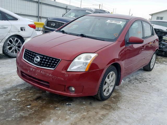 3N1AB61E38L610973 - 2008 NISSAN SENTRA 2.0 RED photo 2