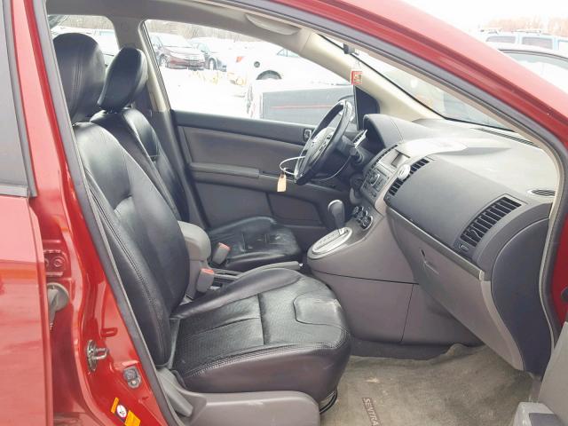 3N1AB61E38L610973 - 2008 NISSAN SENTRA 2.0 RED photo 5