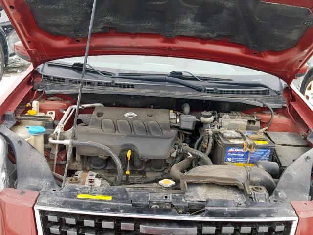 3N1AB61E38L610973 - 2008 NISSAN SENTRA 2.0 RED photo 7