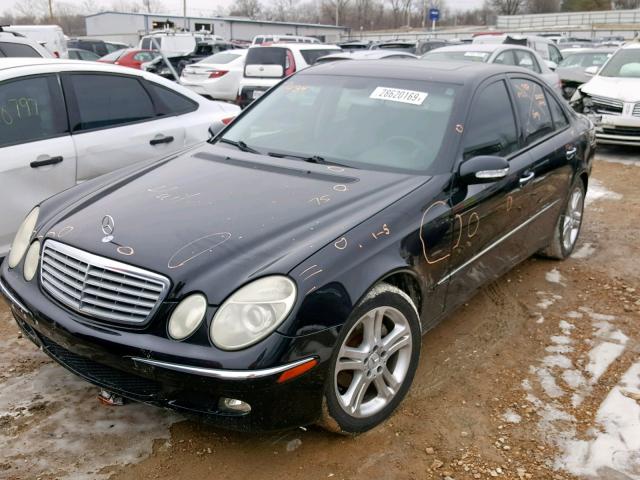 WDBUF56J96A934575 - 2006 MERCEDES-BENZ E 350 BLACK photo 2