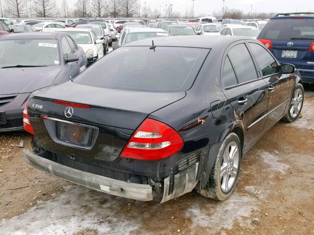 WDBUF56J96A934575 - 2006 MERCEDES-BENZ E 350 BLACK photo 4