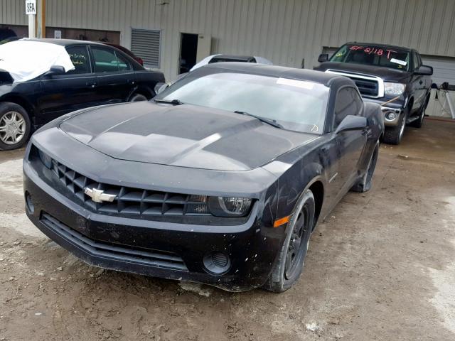 2G1FA1EV4A9218296 - 2010 CHEVROLET CAMARO LS BLACK photo 2