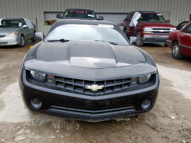 2G1FA1EV4A9218296 - 2010 CHEVROLET CAMARO LS BLACK photo 9