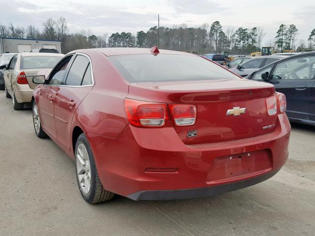 1G11C5SLXEF105898 - 2014 CHEVROLET MALIBU 1LT RED photo 3