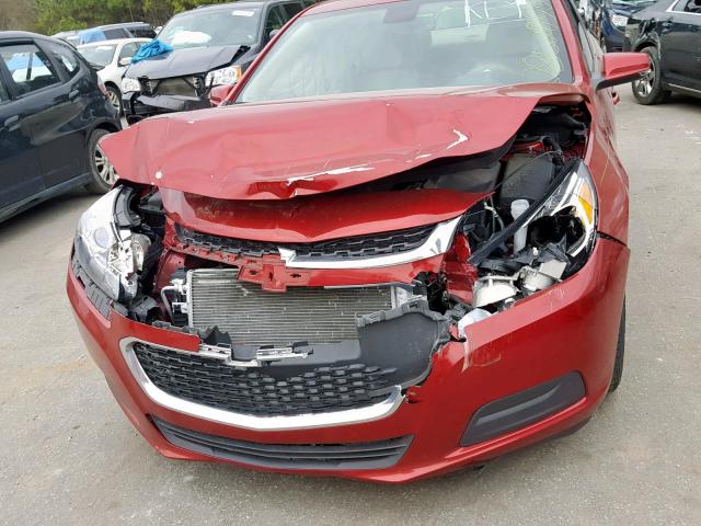 1G11C5SLXEF105898 - 2014 CHEVROLET MALIBU 1LT RED photo 9
