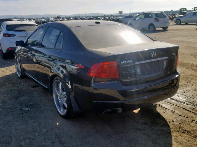 19UUA66276A040770 - 2006 ACURA 3.2TL BLACK photo 3