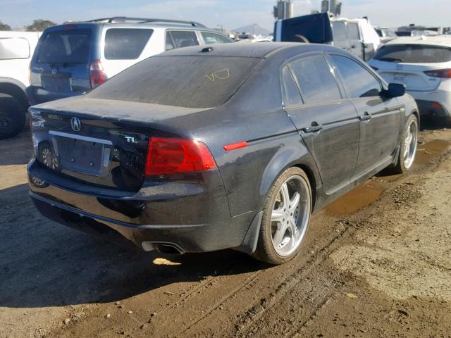 19UUA66276A040770 - 2006 ACURA 3.2TL BLACK photo 4