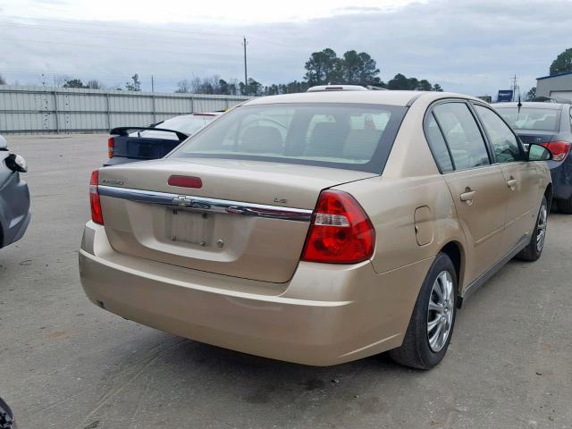 1G1ZS51F46F225277 - 2006 CHEVROLET MALIBU LS 金色 照片 4