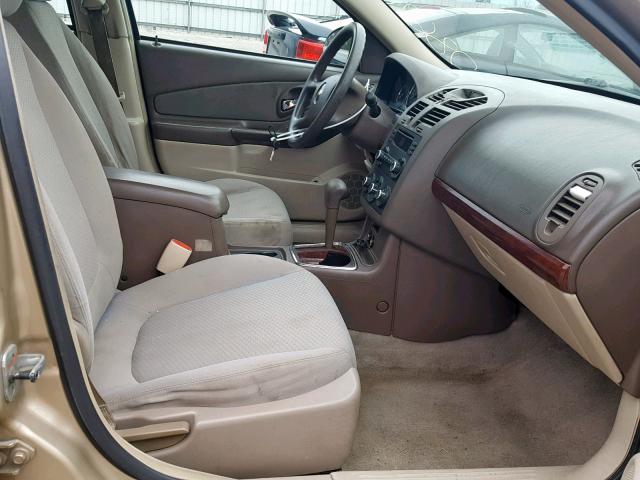 1G1ZS51F46F225277 - 2006 CHEVROLET MALIBU LS 金色 照片 5