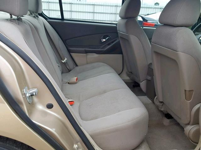 1G1ZS51F46F225277 - 2006 CHEVROLET MALIBU LS 金色 照片 6