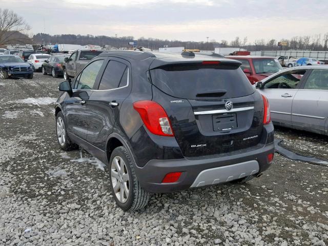 KL4CJCSBXFB158542 - 2015 BUICK ENCORE BLACK photo 3