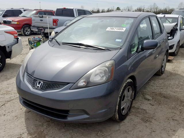 JHMGE8H33DC044476 - 2013 HONDA FIT GRAY photo 2