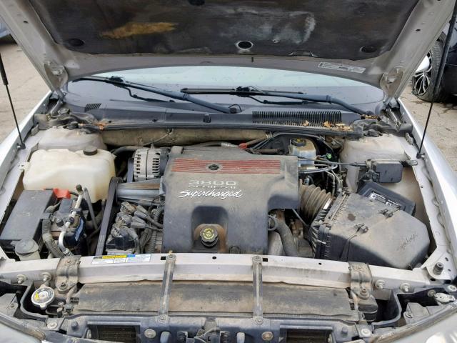 1G2HZ541614229550 - 2001 PONTIAC BONNEVILLE SILVER photo 7