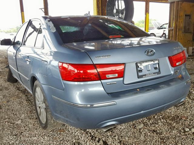 5NPEU46FX9H476267 - 2009 HYUNDAI SONATA SE GRAY photo 3