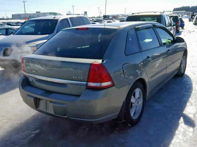1G1ZT64804F248844 - 2004 CHEVROLET MALIBU MAX GREEN photo 4