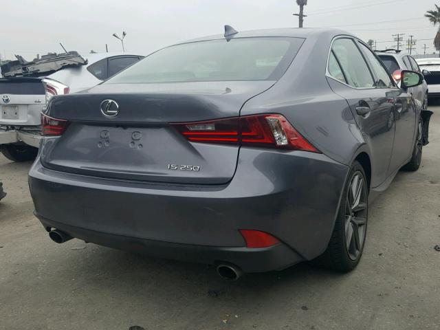 JTHBF1D24E5028448 - 2014 LEXUS IS 250 GRAY photo 4