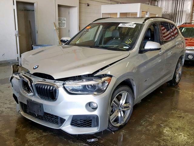 WBXHT3C36G5F67009 - 2016 BMW X1 XDRIVE2 SILVER photo 2