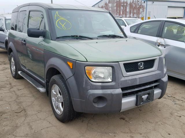 5J6YH28533L027827 - 2003 HONDA ELEMENT EX GREEN photo 1