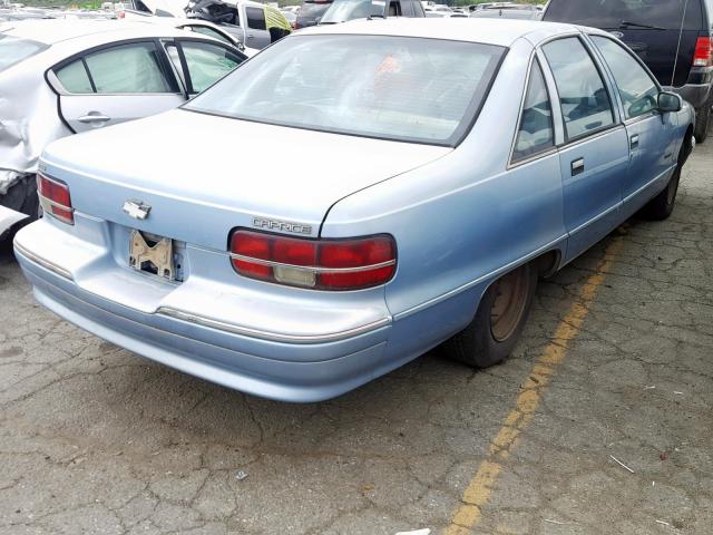 1G1BL53E0NR129680 - 1992 CHEVROLET CAPRICE BLUE photo 4