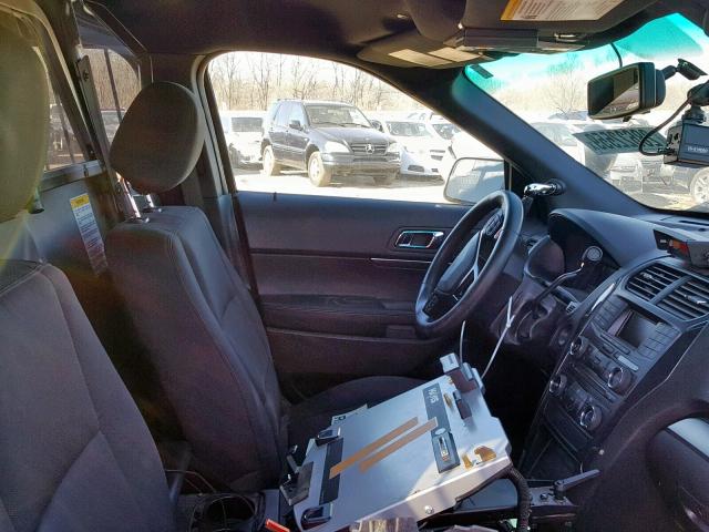 1FM5K8AR2GGB96905 - 2016 FORD EXPLORER P BLACK photo 5