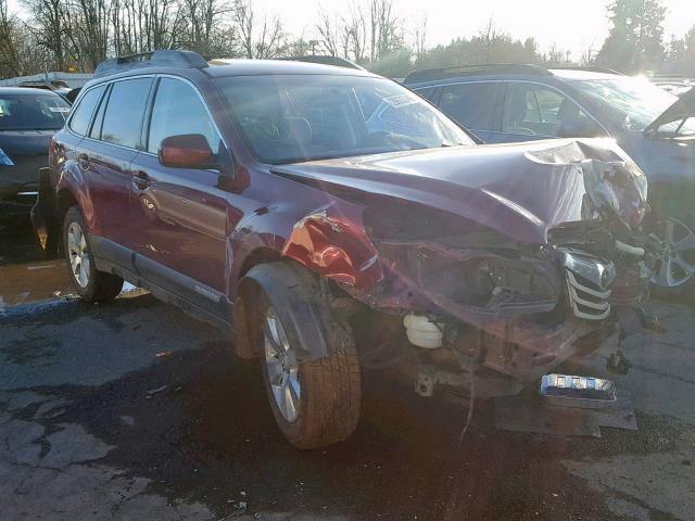 4S4BRDAC6B2316973 - 2011 SUBARU OUTBACK 3. MAROON photo 1