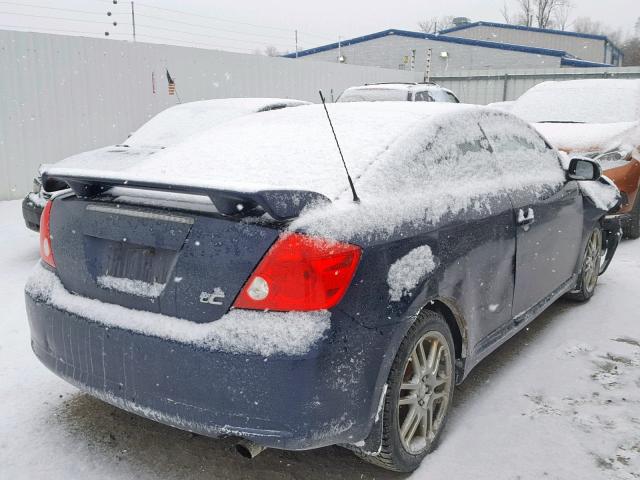 JTKDE177260097229 - 2006 TOYOTA SCION TC ლურჯი ფოტო 4