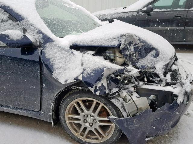 JTKDE177260097229 - 2006 TOYOTA SCION TC ლურჯი ფოტო 9