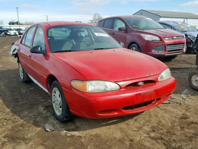 3FAFP13P6YR218255 - 2000 FORD ESCORT RED photo 1