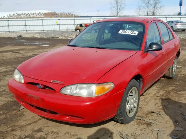 3FAFP13P6YR218255 - 2000 FORD ESCORT RED photo 2