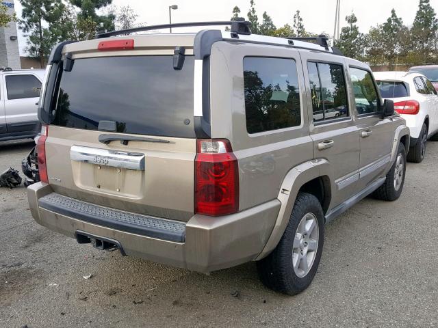 1J8HH58N66C125688 - 2006 JEEP COMMANDER BROWN photo 4