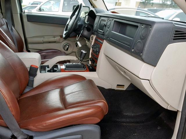 1J8HH58N66C125688 - 2006 JEEP COMMANDER BROWN photo 5