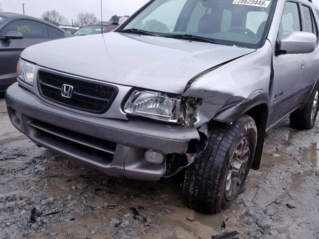 4S6CK58W524403788 - 2002 HONDA PASSPORT E 银色 照片 9