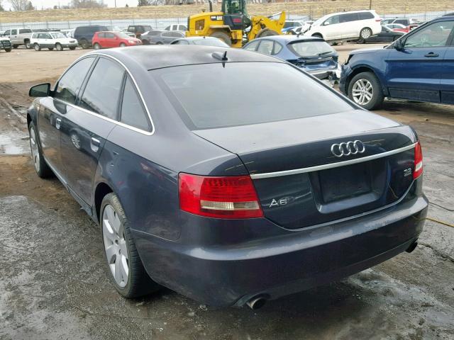 WAUDG74F75N095720 - 2005 AUDI A6 3.2 QUA CHARCOAL photo 3